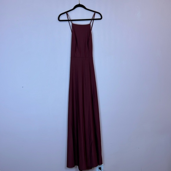 Blush Mark City of Light Cabernet Maxi Dress Size M - Picture 4 of 7